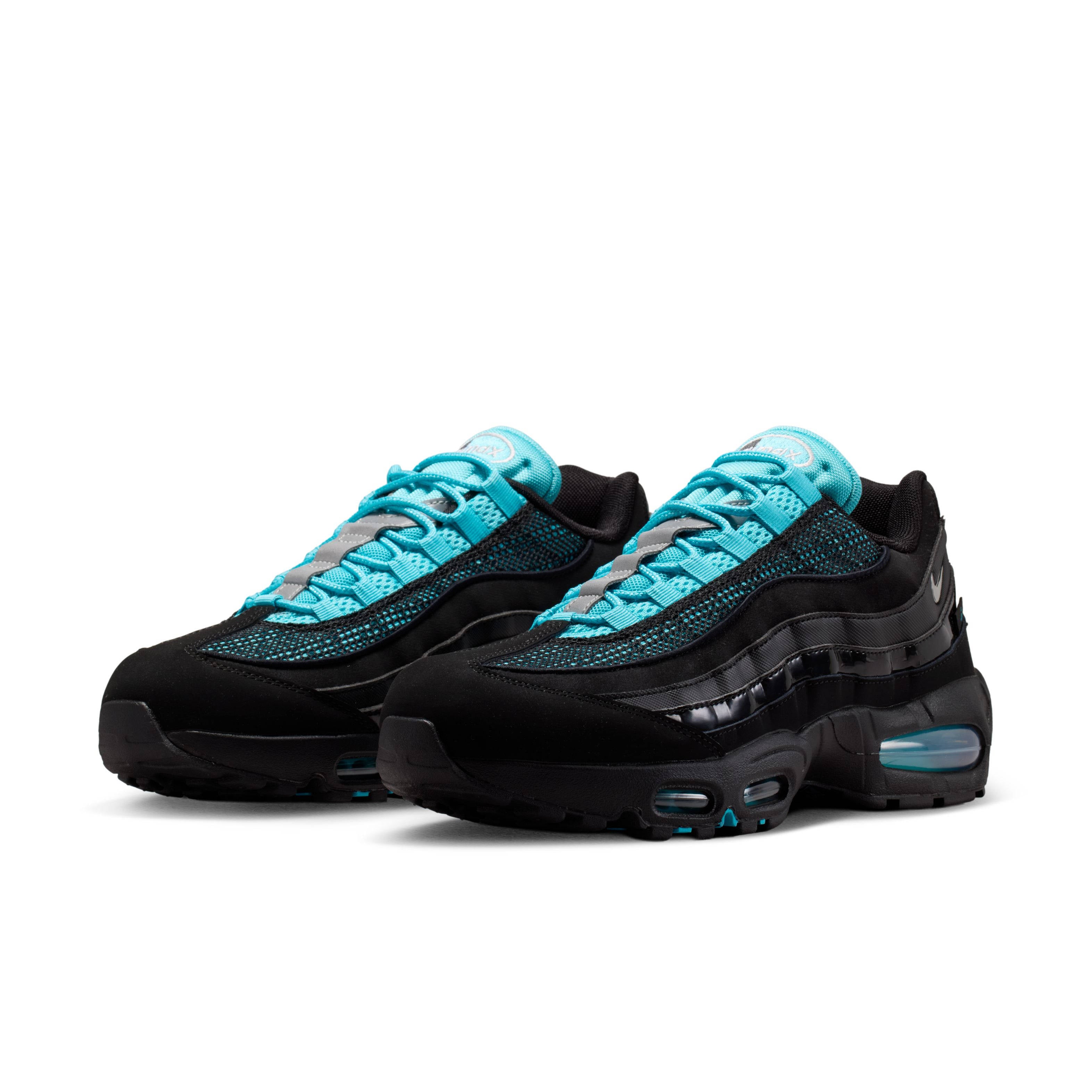 Front view of Nike Air Max 95 Big Bubble Scorpion Black