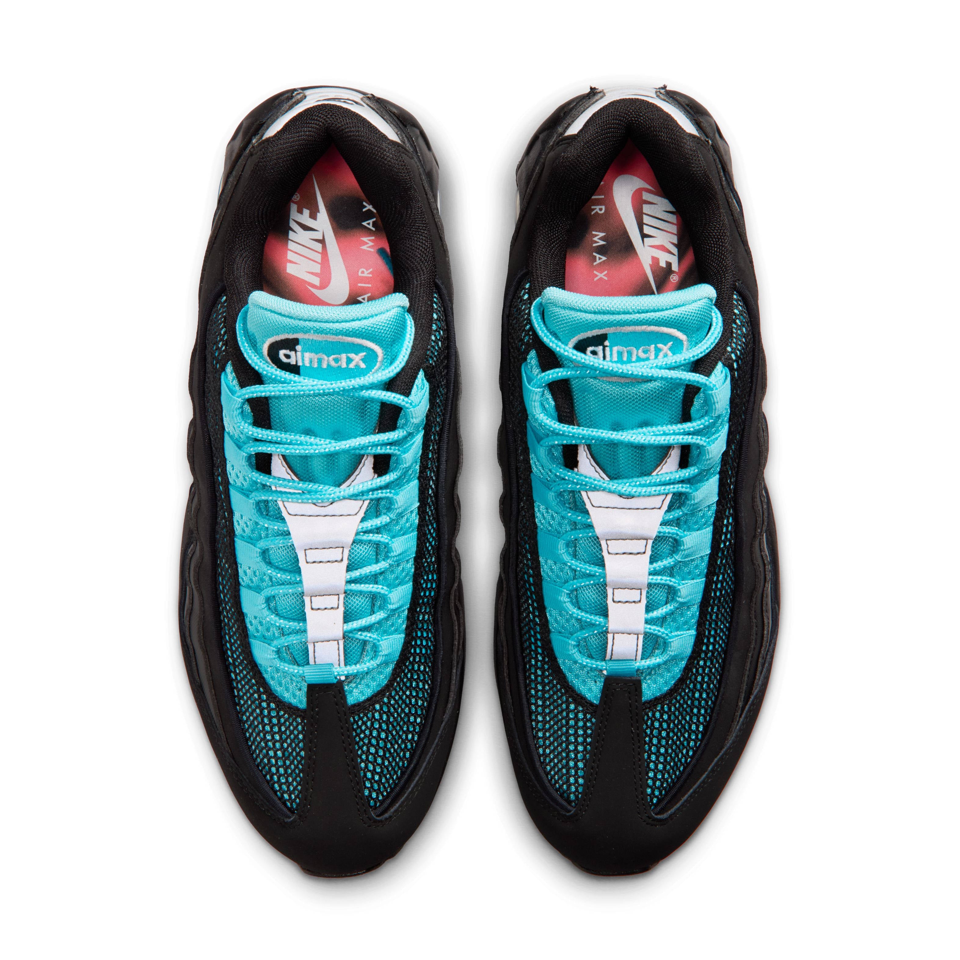 Side view of Nike Air Max 95 Big Bubble Scorpion Black