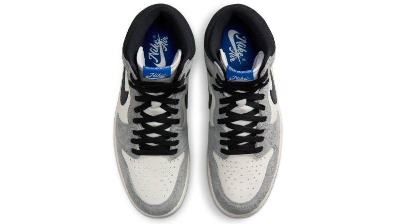 Top view of Air Jordan 1 High OG Cool Grey