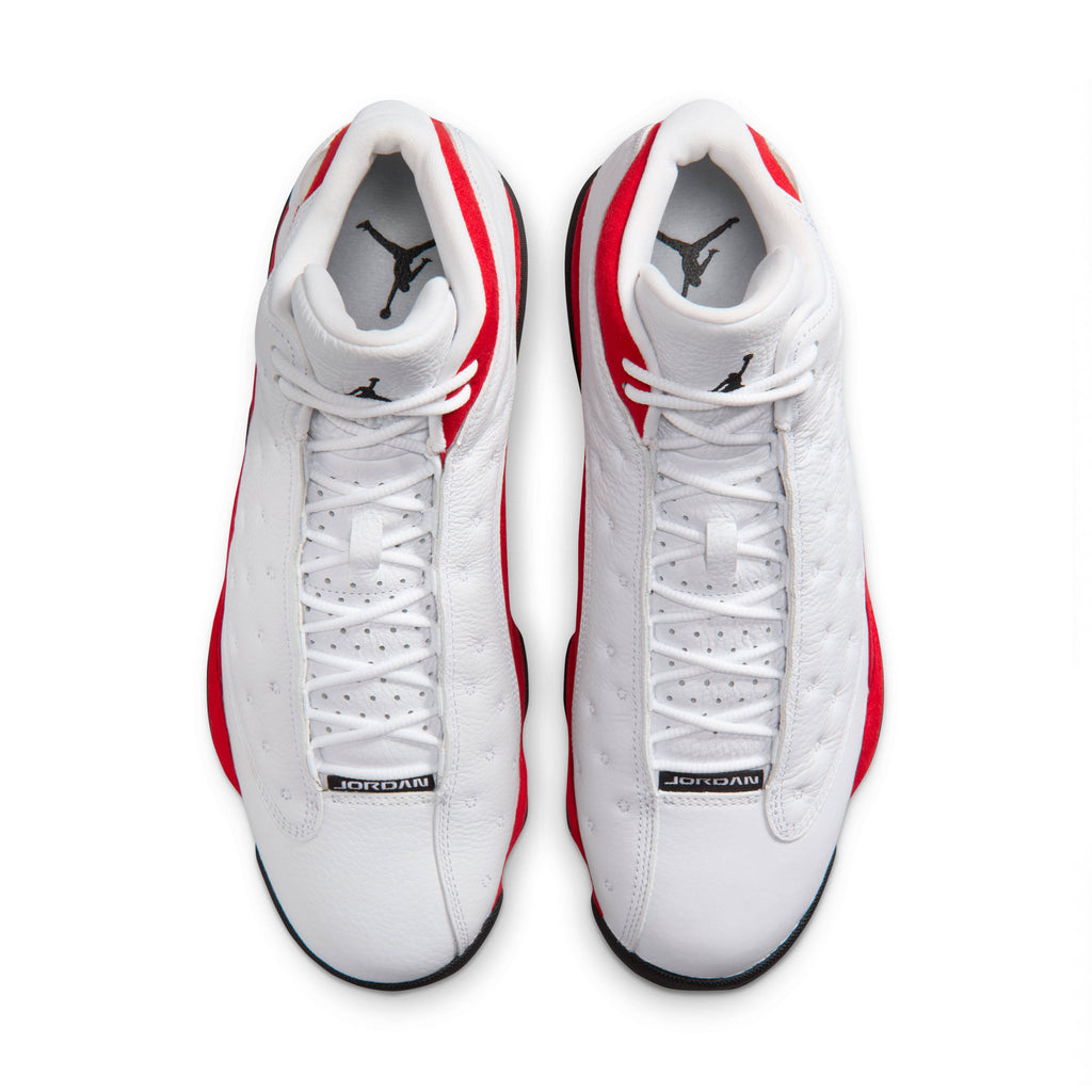 Top view of Air Jordan 13 True Red
