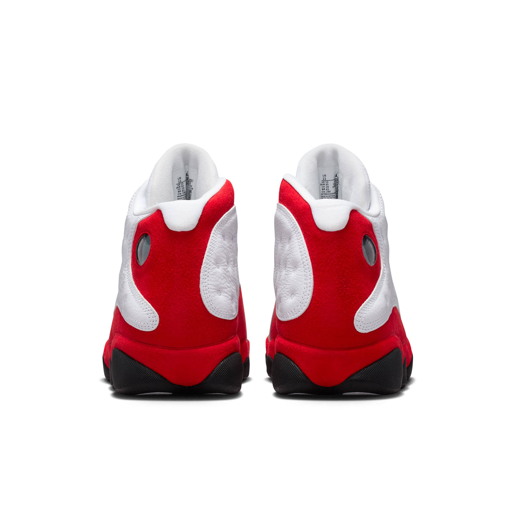Rear view of Air Jordan 13 True Red