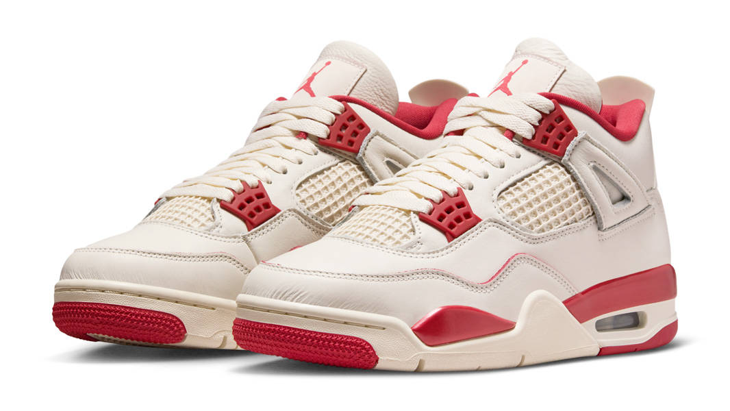 Front view of Air Jordan 4 Valentine's Day