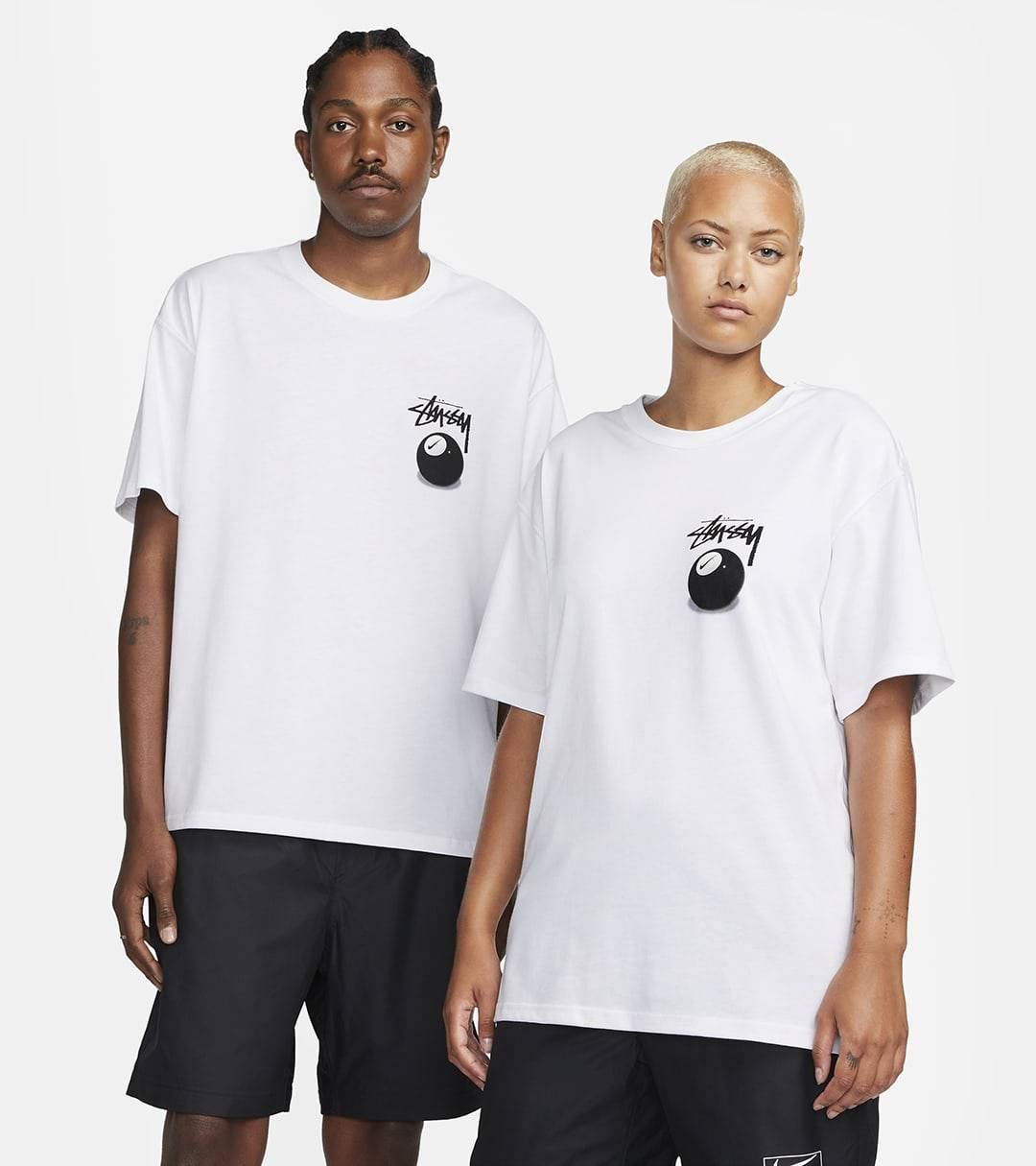 Nike x Stussy 8 Ball T-Shirt in white