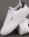 adidas Urban Court Trainers White Black side view