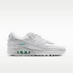 Nike Air Max 90 White Hyper Turquoise top view