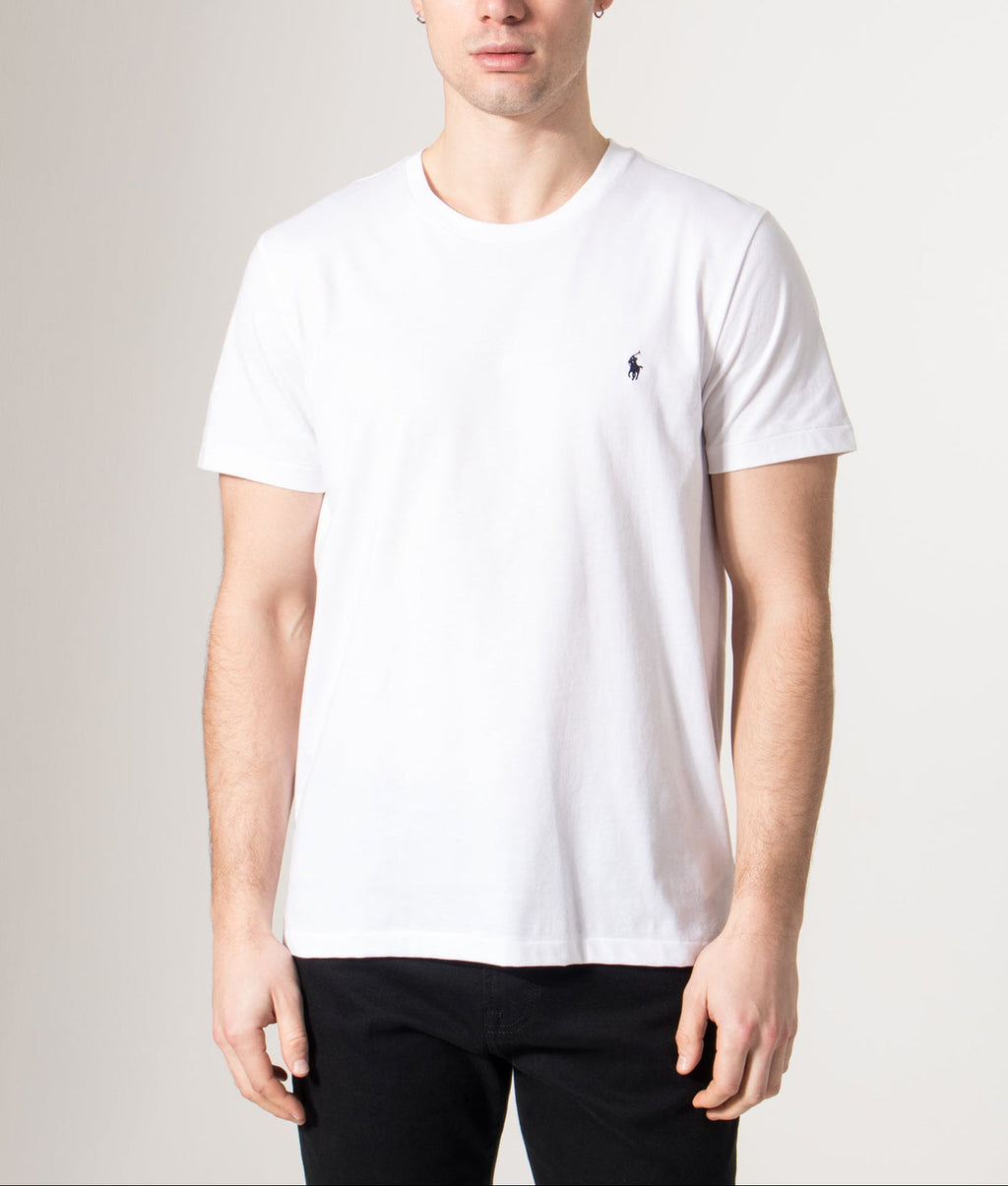 Polo Ralph Lauren Custom Slim Fit T-Shirt White model view