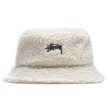 Stussy Sherpa Bucket Hat in oatmeal