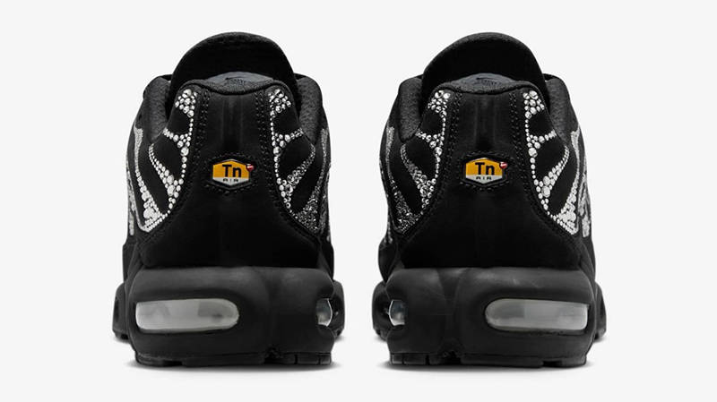 Rear view of Swarovski x Nike Air Max Plus Moonlight